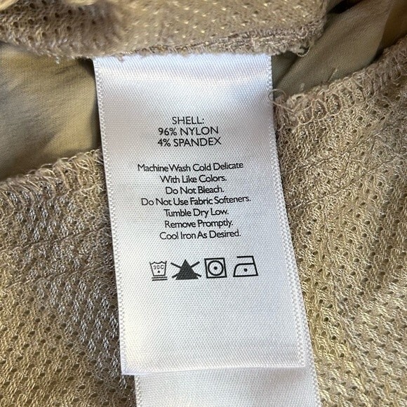 Eddie Bauer Khaki Cream Lightweight Outdoor Hiking Pants Size 8 - Picture 4 of 6